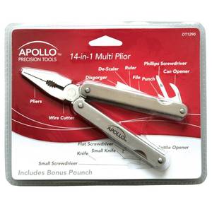 Apollo Tools DT1290 14-in-1 Multi Pliers - Retail: $56
