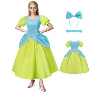 lot 596 image: Bvxmsel Evil Stepsisters Costume Drizella Anastasia Cosplay Dress Halloween Princess Costume for Adult Women M - Retail $43