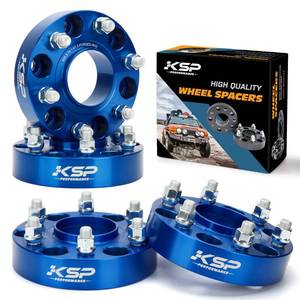 KSP 1.5" Wheel Spacers for Silverado Sierra 1500, 6x5.5 Hubcentric Spacers Compatible with Chevrolet GMC Tahoe Avalache Express Suburban Yukon,6X139.7 Forged Spacer with 78.1 Center Bore M14x1.5 Studs - Retail: $135