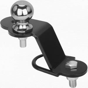 lot 613 image: Chelhead UTV ATV 3-Way Hitch Adapter with 2 inch Ball 3500lbs for ATV UTV Trailer Hitch Adapter, 3 DropRise, 3 Mounting Options, (3 Way Hitch Adapter with Ball) - Retail $30