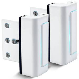 lot 631 image: DwellGood Door Locks (2-Pack) - Easy To Install Aluminum Home Security Door Locks for Front Door - Child Proof Door Lock for Kids Safety- Withstand 800 lbs of Force & Tamper Proof Top Door Lock Latch - Retail $19