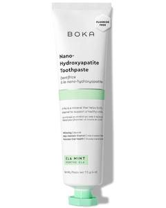 lot 676 image: Boka Fluoride Free Toothpaste, Nano Hydroxyapatite Toothpaste, Appropriate for Sensitive Teeth - for Adult Oral Care - Ela Mint Flavor, 4 Fl Oz 1Pk US Manufactured - Retail $10