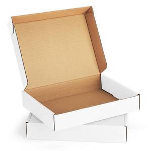 lot 686 image: Eupako 11x8x2 White Shipping Boxes Corrugated Box Mailers 20 Pack Cardboard Shipping Boxes for Small Business, Mailing - Retail $23