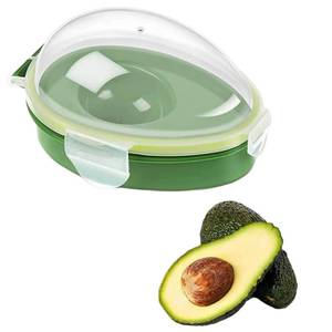 lot 702 image: Loyanger Avocado Saver Holder, Reusable Avocado Storage Food Crisper Storage Box Fruit Fresh Container to Keep Your Fruit Fresh for Days(COLORGreen) - Retail $8
