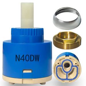 lot 716 image: 40mm Faucet Cartridge,CUPCNSFIAPMO Certified,Suitable for Shower and Kitchen Faucet,Included Brass Cap and Decorative Cover - Retail $14
