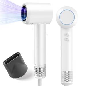 lot 742 image: Hair Dryer, Ionic High-Speed Blow Dryer for Fast Drying with Brushless Motor, Portable Professional Hair Dryers with Magnetic Concentrator, Quiet Compact Hairdryer for Women & Men, TravelHomeSalon - Retail $28