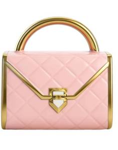 lot 745 image: NIMBLOOM 1 Set Handbag Mug with Spoon,10 oz Ceramic Purse Coffee Cup, Gold Trim Cute Tea Cup Set, Modern Tabletop Decor, Present for Women for Birthday, Mother��s Day (Pink) - Retail $25