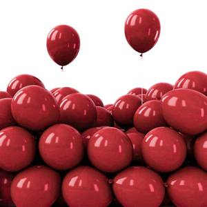 lot 794 image: PartyWoo Burgundy Balloons 25pcs 5 Inch Small Dark Chestnut Red Maroon Balloons for Graduation Wedding Thanksgiving Birthday Bachelorette Citizenship Strawberry Theme Party Decorations Red-Y62 - Retail $5