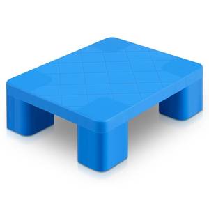 lot 841 image: Briwooody 1 Pcs Plastic Pallet Waterproof Storage Pad Lightweight Wear Resistant Basement Pallet for Cargo Cartons Oil Drums Racks Outdoor Grid Indoor Floor Supermarket (15.8 x 11.8 x 4.7 Inch) - Retail $29