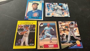 lot 47 image: 1990s Topps and Fleer Baseball Card Collection - 5 Cards