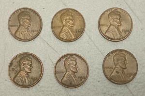 lot 66 image: Lincoln Wheat Pennies Collection 1940s-1950s
