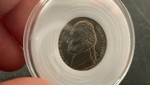 lot 67 image: 2004-D Jefferson Nickel Coin Louisiana Purchase - BU Brilliant Uncirculated