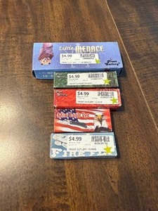 lot 1010 image: Lot of 5 new knives in their boxes