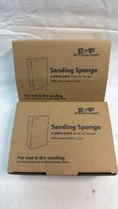lot 10 image: S&F Stead & Fast Sanding Sponge Set with Emery Boards 4 Piece Pack (2 Packs)