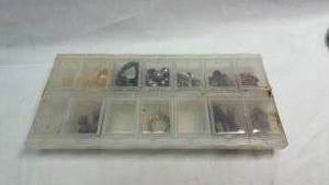 lot 41 image: Mixed Jewelry Lot in Storage Organizer Box