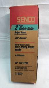 lot 42 image: Senco 2 Inch 6d Finish Nails - 4000 Count Box