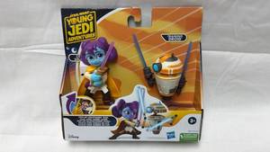 lot 114 image: Star Wars Young Jedi Adventures Lys Solay and Training Droid Figure Set (Unopened)
