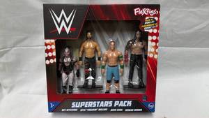 lot 146 image: WWE Superstars Pack FlexFigs Action Figures Set (Unopened)