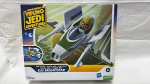 lot 150 image: Star Wars Young Jedi Adventures Kai Brightstar Starfighter with Action Figure (Unopened)