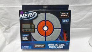 lot 167 image: NERF Elite Strike and Score Digital Target with LCD Display (Unopened)