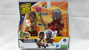 lot 173 image: Star Wars Young Jedi Adventures Kai Brightstar and Taborr Action Figure Set (Unopened)