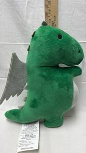 lot 199 image: Green Dragon Shaped Animal Decor Pillow