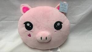 lot 218 image: Pink Pig Shaped Decorative Throw Pillow