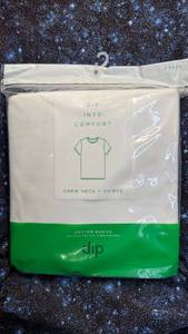 lot 225 image: Mens Cotton Crew Neck T-Shirts 3 Pack - White Size L