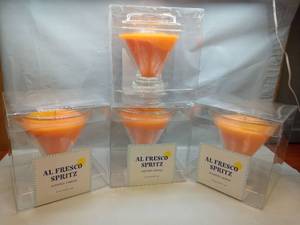Al Fresco Spritz Scented Candle Set of 4 - Retail: $20