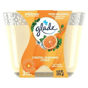 lot 119 image: Glade 3 Wick Cndl Coastal Sunshine Cit - Retail $12