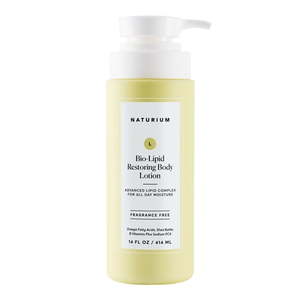 lot 116 image: Naturium Bio-Lipid Restoring Moisturizing Body Lotion with Shea Butter  Fragrance Free  14 fl oz - Retail $28