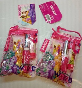 lot 121 image: 2 Sets -Lip Smacker Princess Glam Bag - 4ct - Retail $24