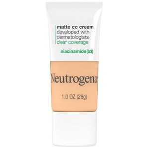 lot 123 image: Neutrogena Clear Coverage Flawless Matte Color Correcting Cream, Full-Coverage - 2.0 Porcelain - Retail $17