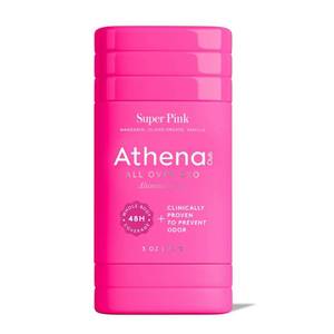 lot 124 image: Athena Club All Over Solid Deodorant Super Pink - 3oz Under Arm, Whole Body, Fresh Scent - Retail $10