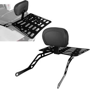 lot 4245 image: $210 PSLER Rear Backrest Sissy Bar with Luggage Rack for Spyder F3