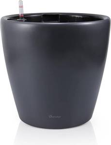 lot 4253 image: $88 Dexceder 15x14 Self-Watering Planter with Wheels, Slate Gray Matte