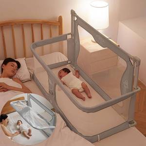 lot 4260 image: $157 3-in-1 Baby Bassinet Bedside Sleeper for Co-Sleeping