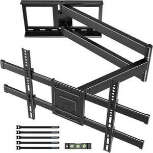 lot 4275 image: $64 BONTEC Corner TV Mount with 40.9 Arm for 32 75 TVs