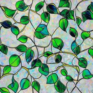 lot 4295 image: SOMWISE Rainbow Window Privacy Film, UV Blocking, Anti-Glare