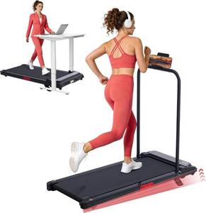 lot 4306 image: $100 MCRG Walking Pad Treadmill with Incline, 0.6-7.6MPH, 350LBS