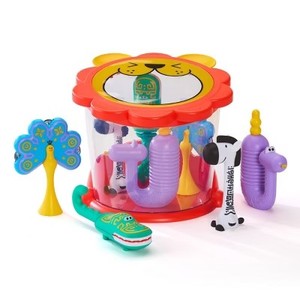 lot 4314 image: FAO Schwarz Jungle Drum Instrument Set - 5pc