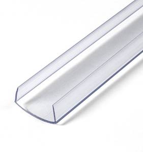 lot 4318 image: Outwater Plastics 100-Cl Clear 1 Rigid Vinyl U-Channel 36in