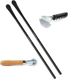 lot 4332 image: 2Pcs Tire Spoon MountDemount Iron 30in 34in Tire Patch Roller