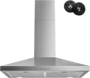 lot 4334 image: $130 FIREGAS 30-Inch Range Hood, Stainless Steel Wall Mount, 450 CFM