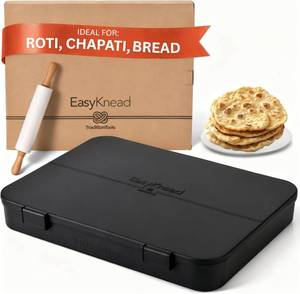 lot 4353 image: $60 EasyKnead Roti Box with Lid & Rolling Pin   Rotibox for Roti