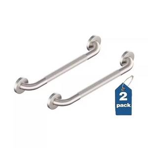 lot 4377 image: $90 Easy Mount 18 in. Grab Bar, ADA Compliant, 500 lb, Stainless, ONE Pack