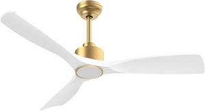 lot 4384 image: $119 OFANTOP 52-Inch Smart Ceiling Fan with Lights, Remote, Quiet DC