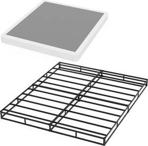 lot 4394 image: $89 King Box Spring 5 Inch King Size Metal Bed Base Low Profile