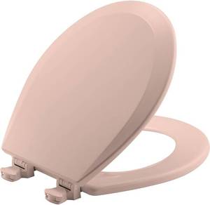 lot 4445 image: Bemis 500EC 063 Toilet Seat with Easy Clean & Change Hinges