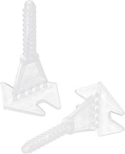 lot 4471 image: PATIKIL 18 in Spiral Base Spacers, 250 Tile Leveler Set, White